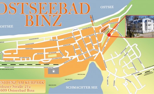 Stadtplan Binz